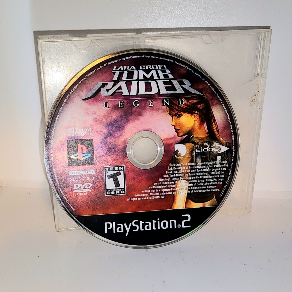 PS2 Sony Playstation 2 video game Tomb Raider Legend... game only
